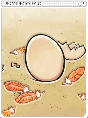 Peco Peco Egg Card