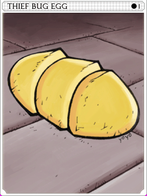 Thief Bug Egg Card